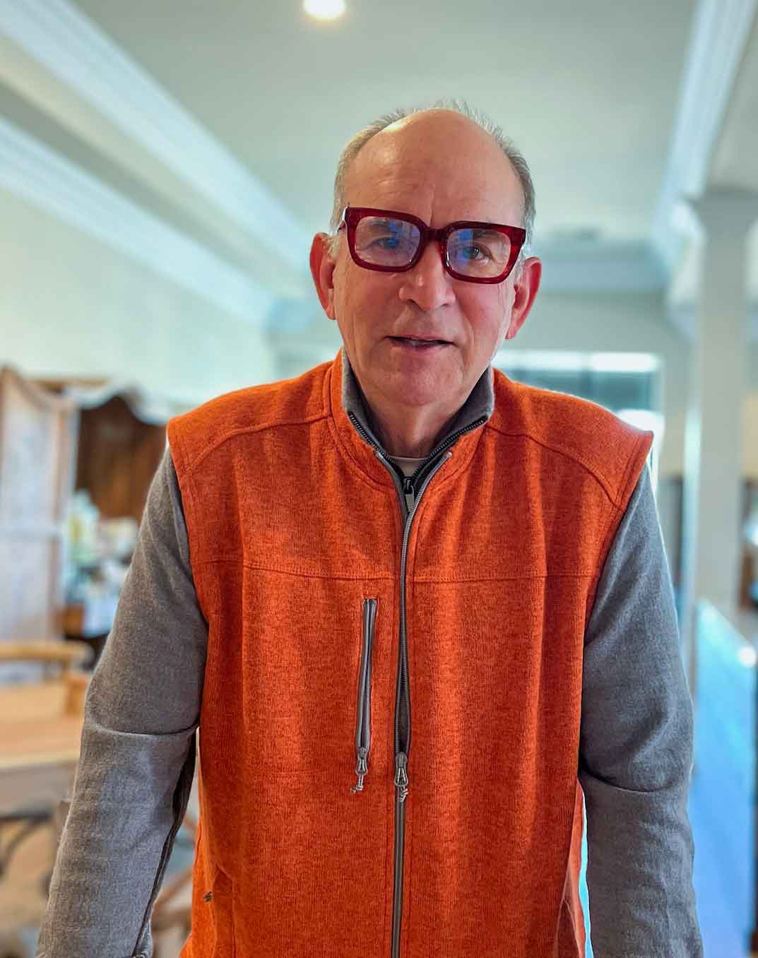 SeeWell thick red reading glasses