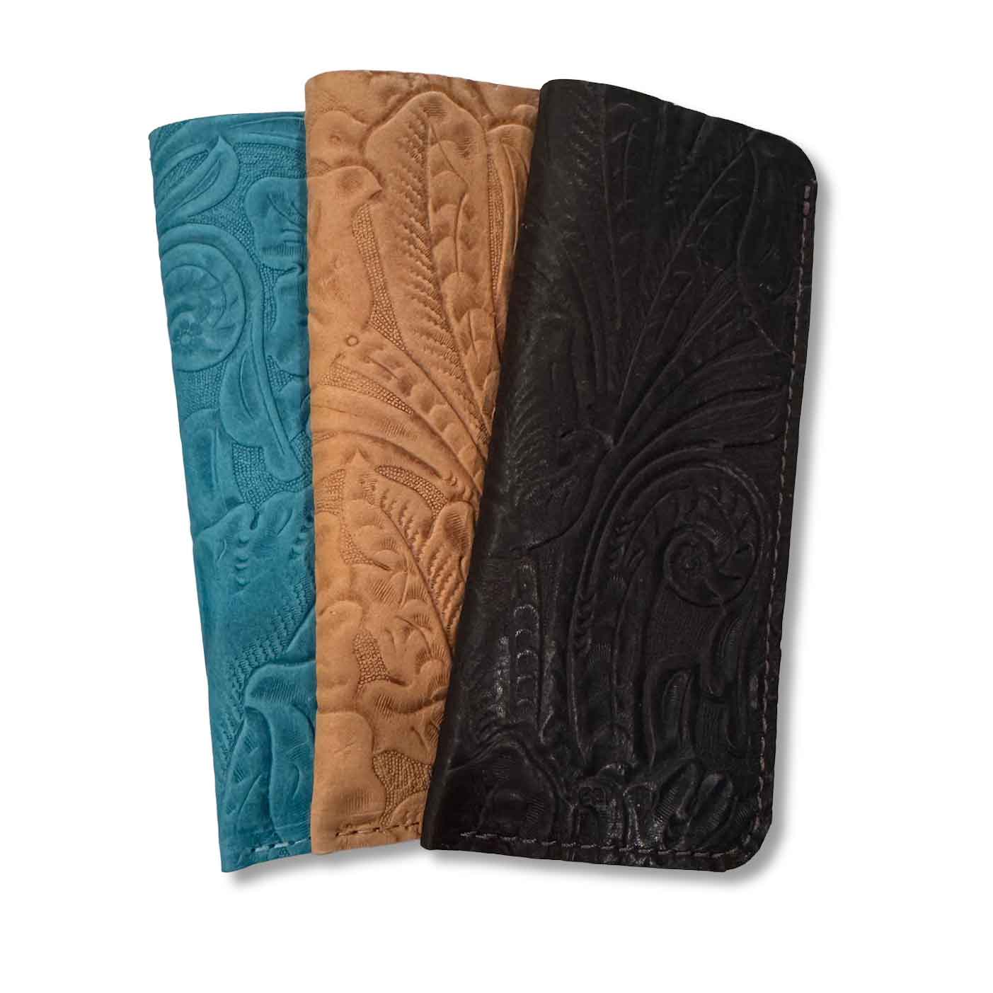 Southwestern Leather Eyeglass Case